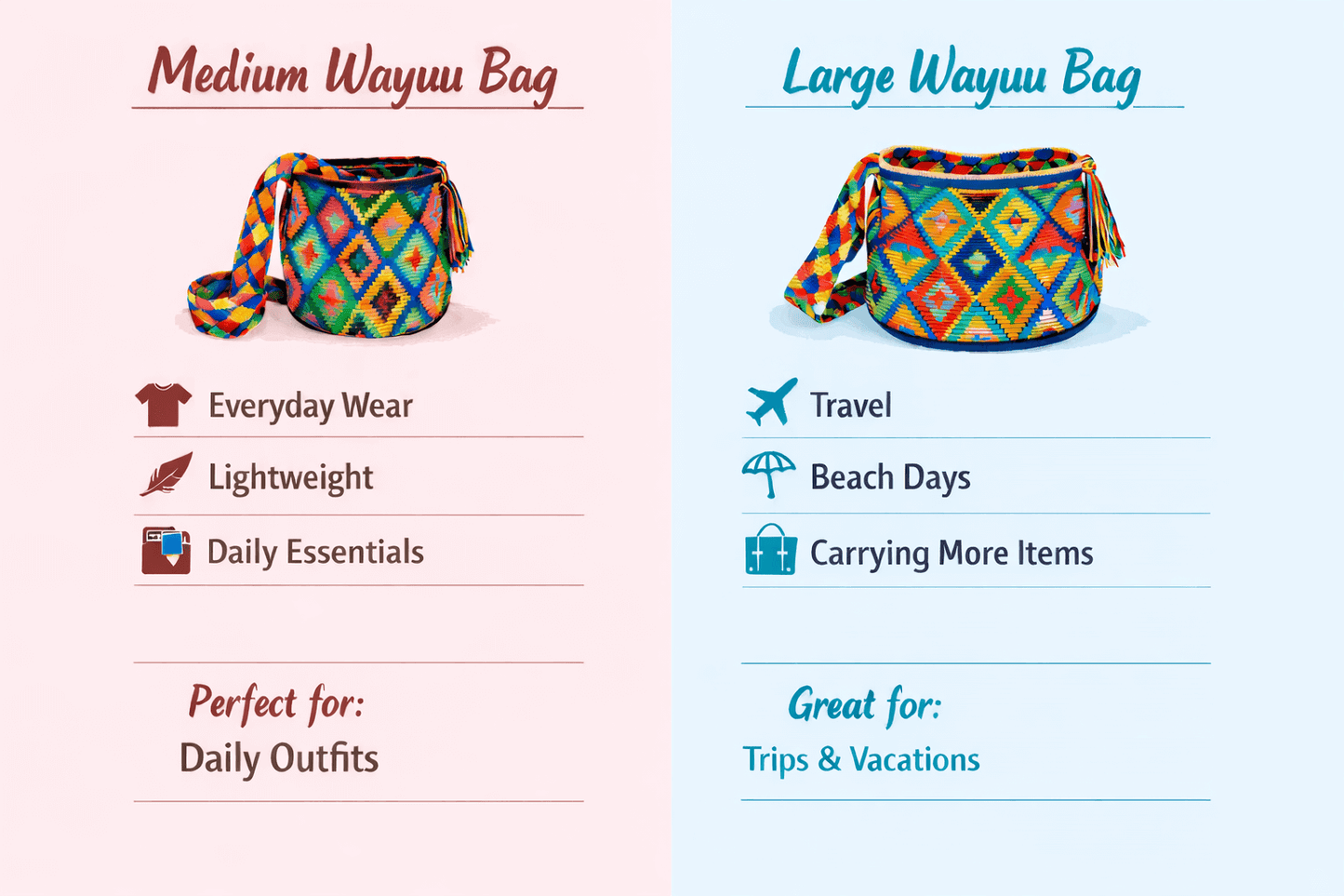 Pure Horizon - Handwoven Bag