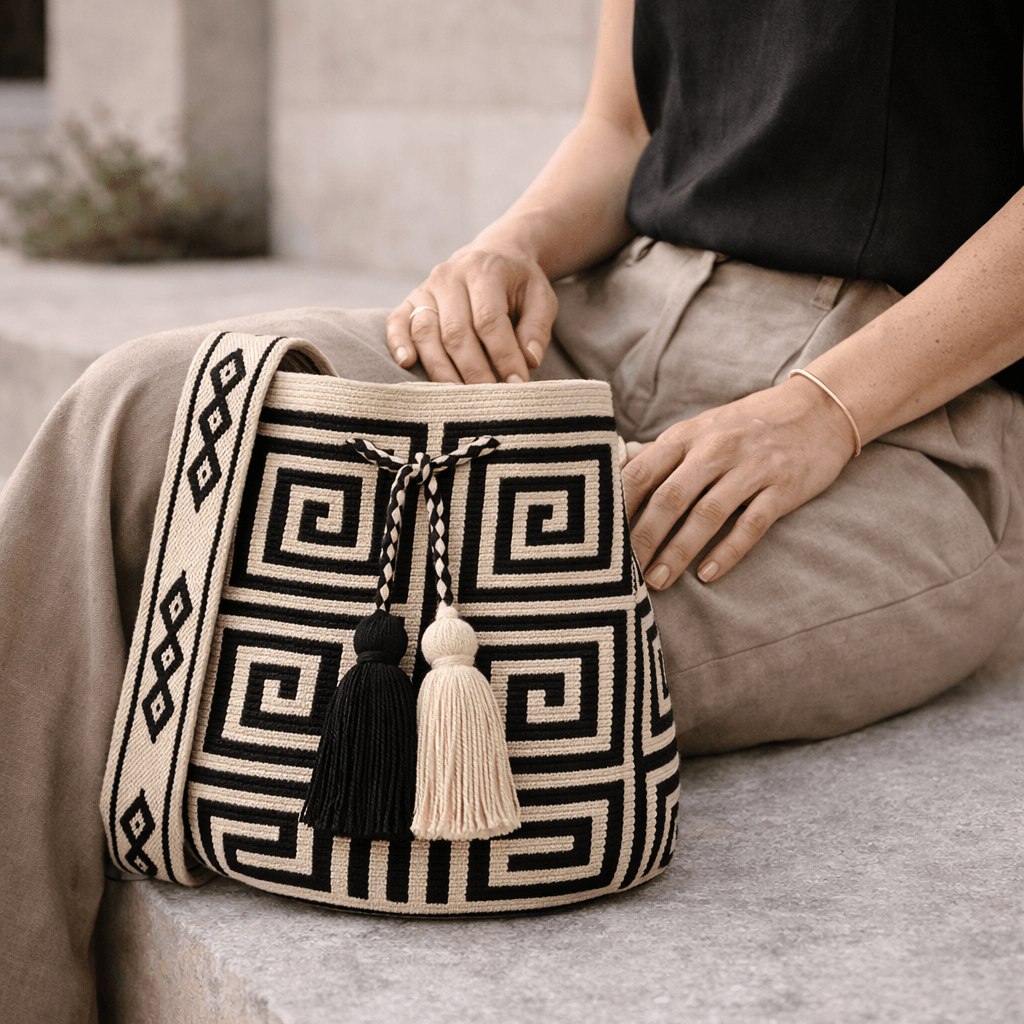 Boho Labyrinth - Handwoven Bag