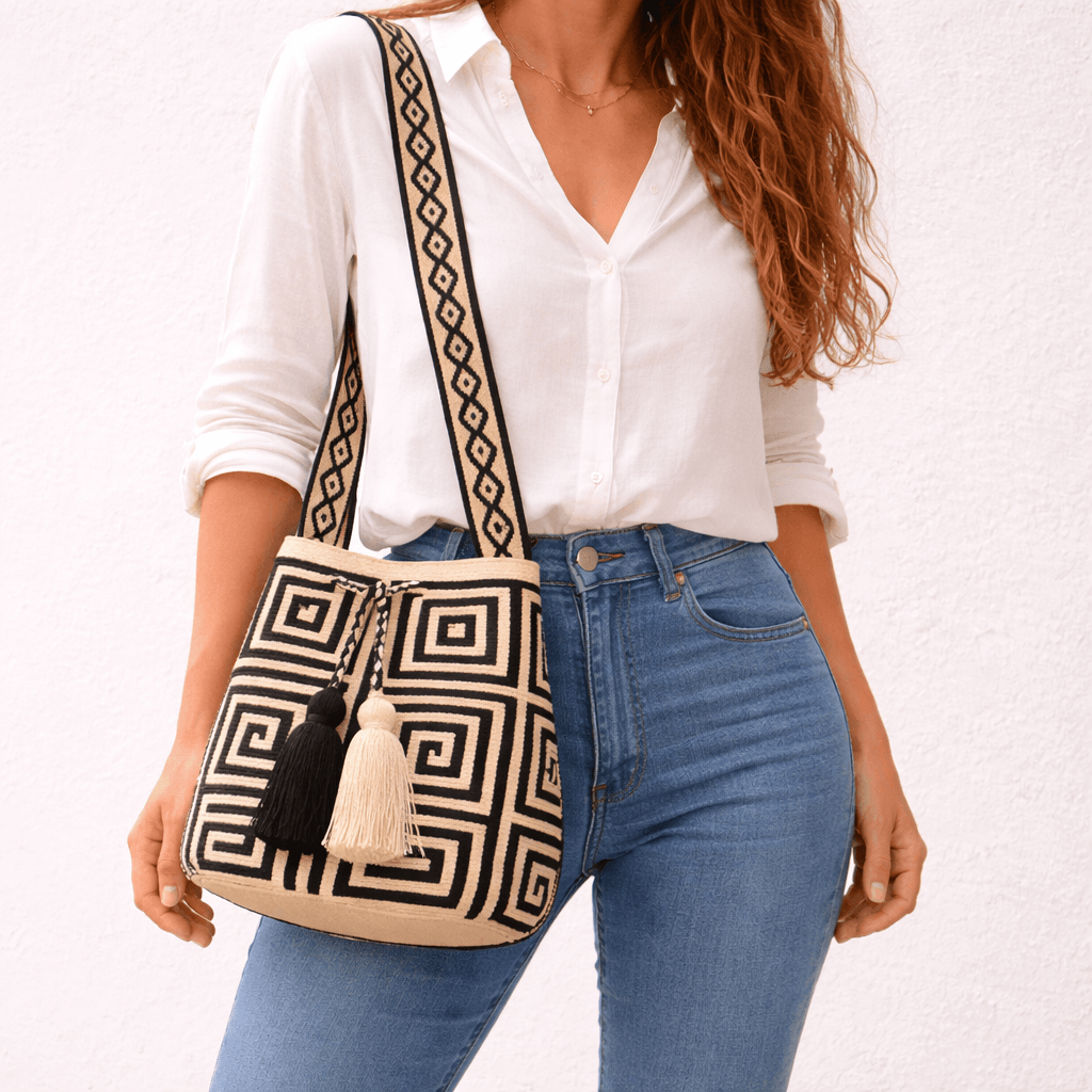 Boho Labyrinth - Handwoven Bag