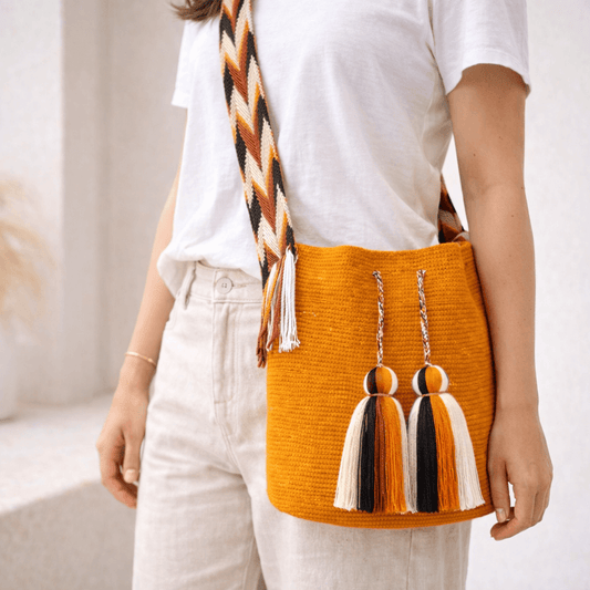 Golden Dune - Handwoven Bag