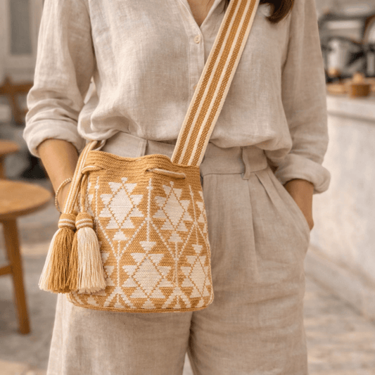 Sunlit Terra - Handwoven Bag